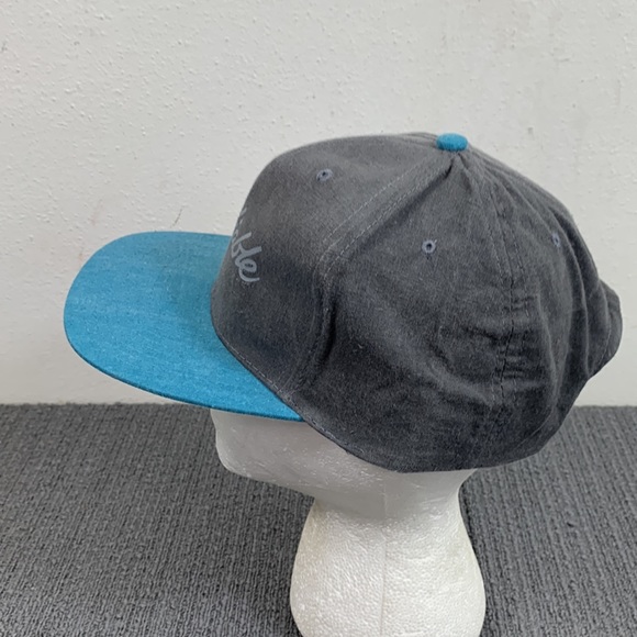 Reliable Snapback Hat Mens OSFA Gray Teal Baseball Cap R.C.C. 80330 - Picture 7 of 13